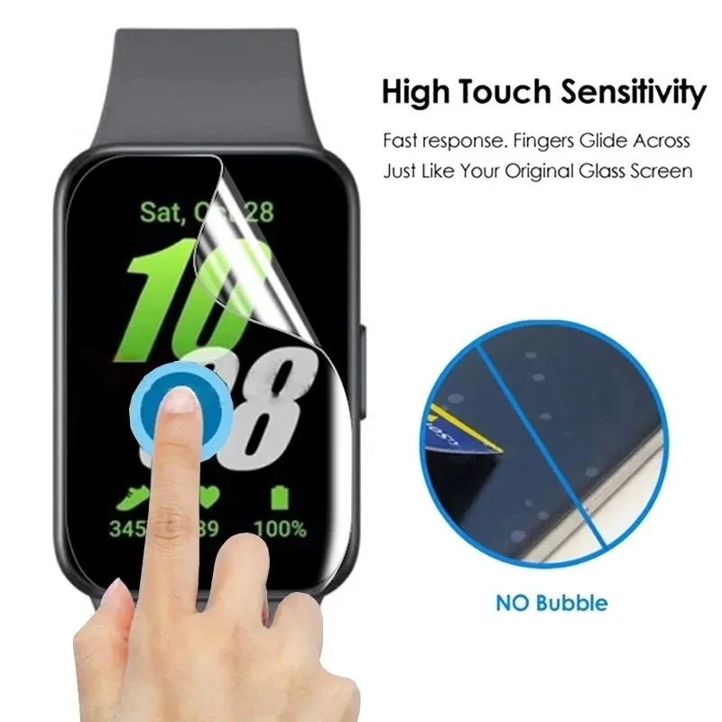 1-6PCS Hydrogel Film For Samsung Galaxy Fit 3 Clear Screen Protector Anti-Scratch Protective Cover For Galaxy Fit3 Accessories