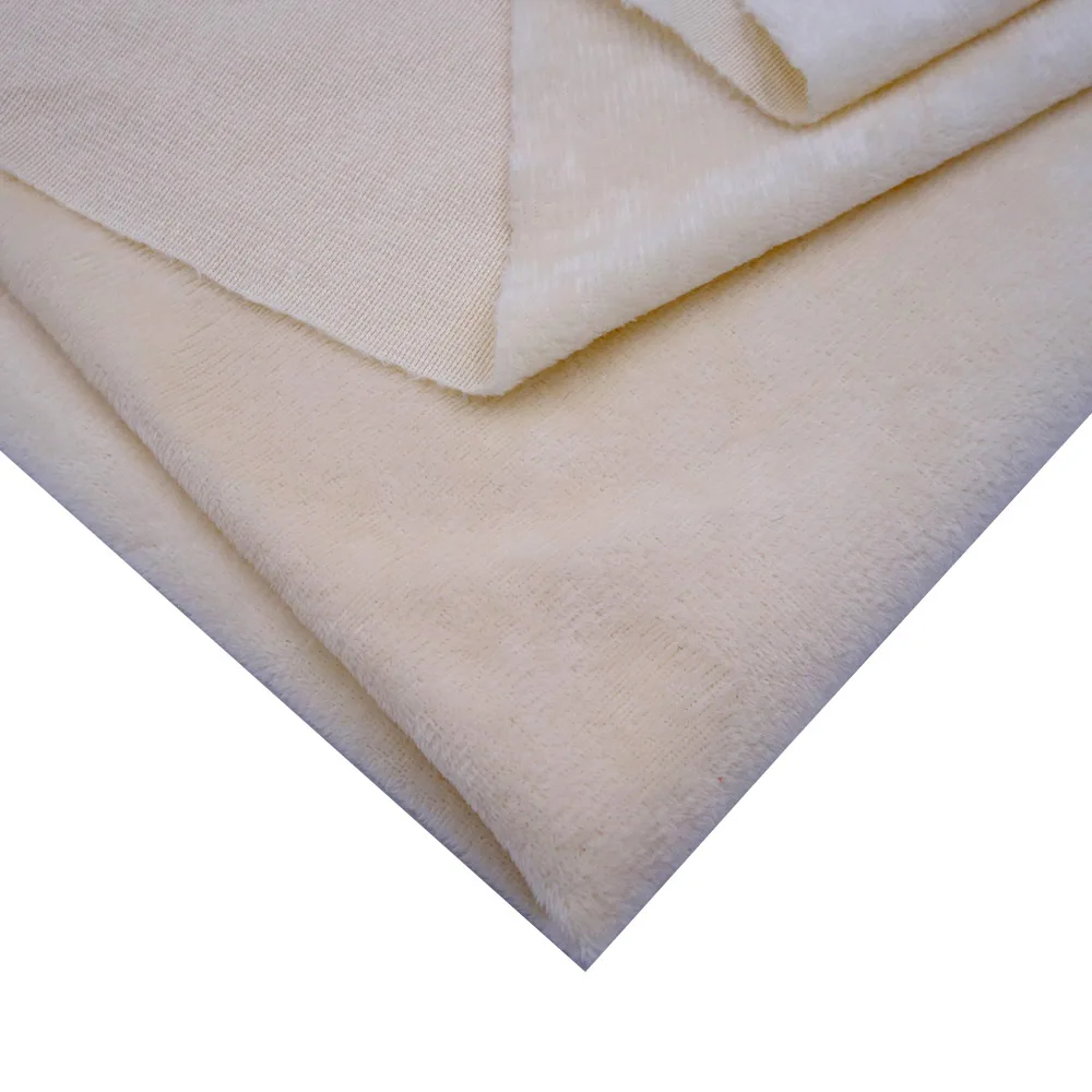 Super Weiche Plüsch Stoff Puppe Minky Stoff Für Nähen Diy Handgemachte Hause Textil Tuch Für Spielzeug Plüsch Stoff Patchwork Einfarbig