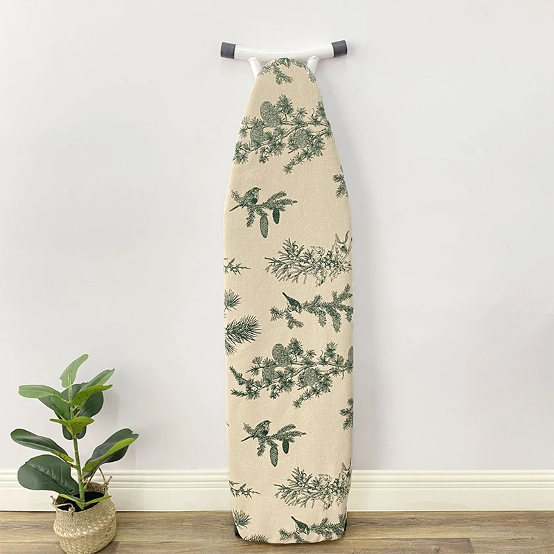 

1 Pcs Digital Printed Ironing Board Cover Heat Insulation Anti Scalding Thick Cotton Canvas Cloth Ironing Board Protector Cover