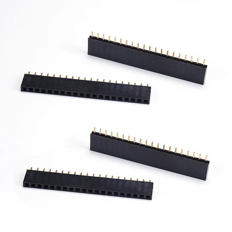 10 Stück 20-polige 2,54-mm-Einreihige Buchsenleiste Gerader Steckverbinder für Arduino 1x20 – Detail 2