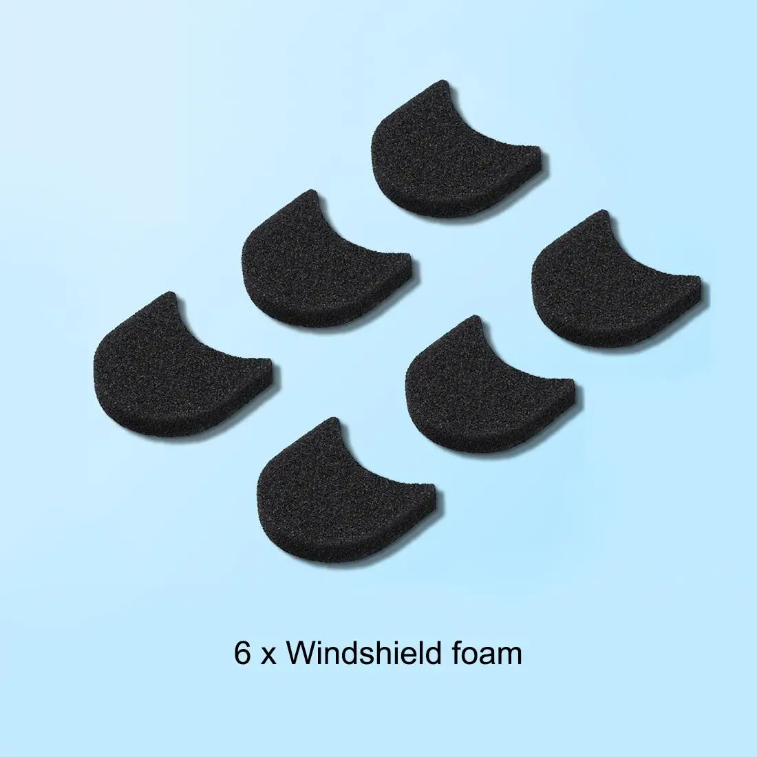 6pcs Noise Reduction Windshield Foam Gasket For Insta360 GO 3 / 3S Action Camera Accessories