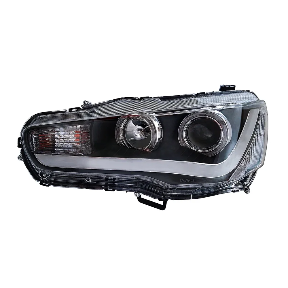 f Car Headlight Assembly For Lancer EVO X 2008-UP Car Front Light Plug&Play Auto LED Head Lamp Systemcustomcustom