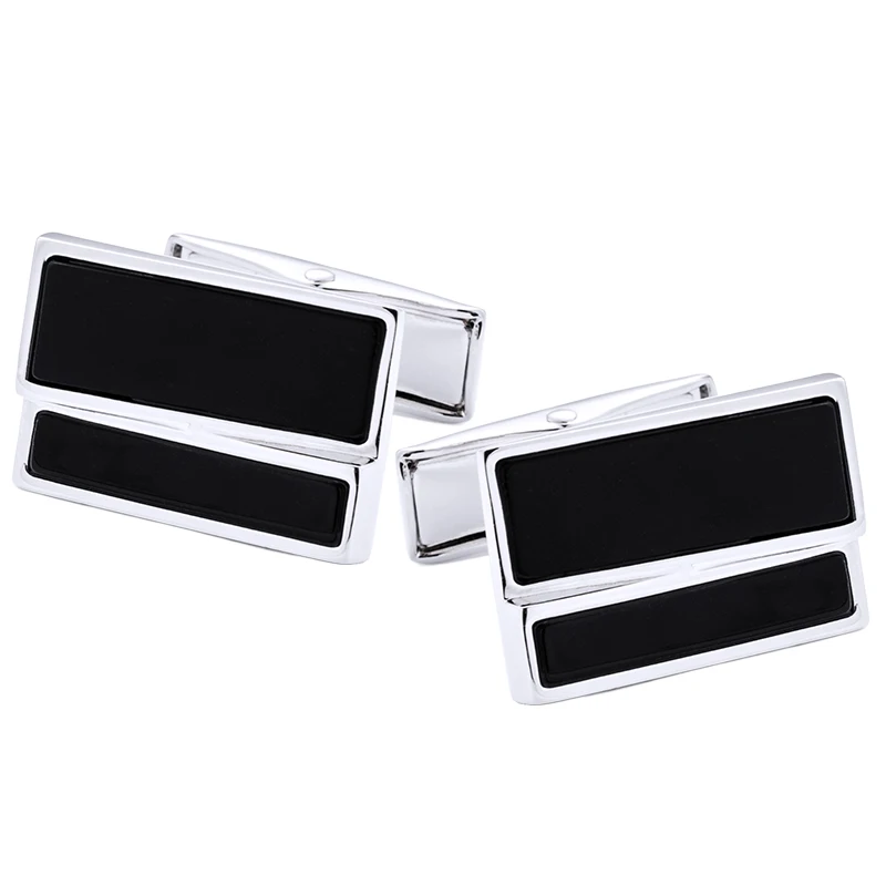 

KFLK Shirt Fashion Cufflinks for Mens Brand Black Cuff links Bouton Male High Quality Luxury Wedding Groom Guests