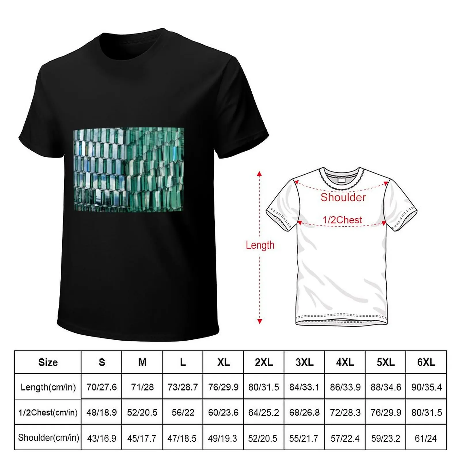 Facade detail of Harpa Concert Hall in Reykjavik T-Shirt Christmas Theme Tee Top