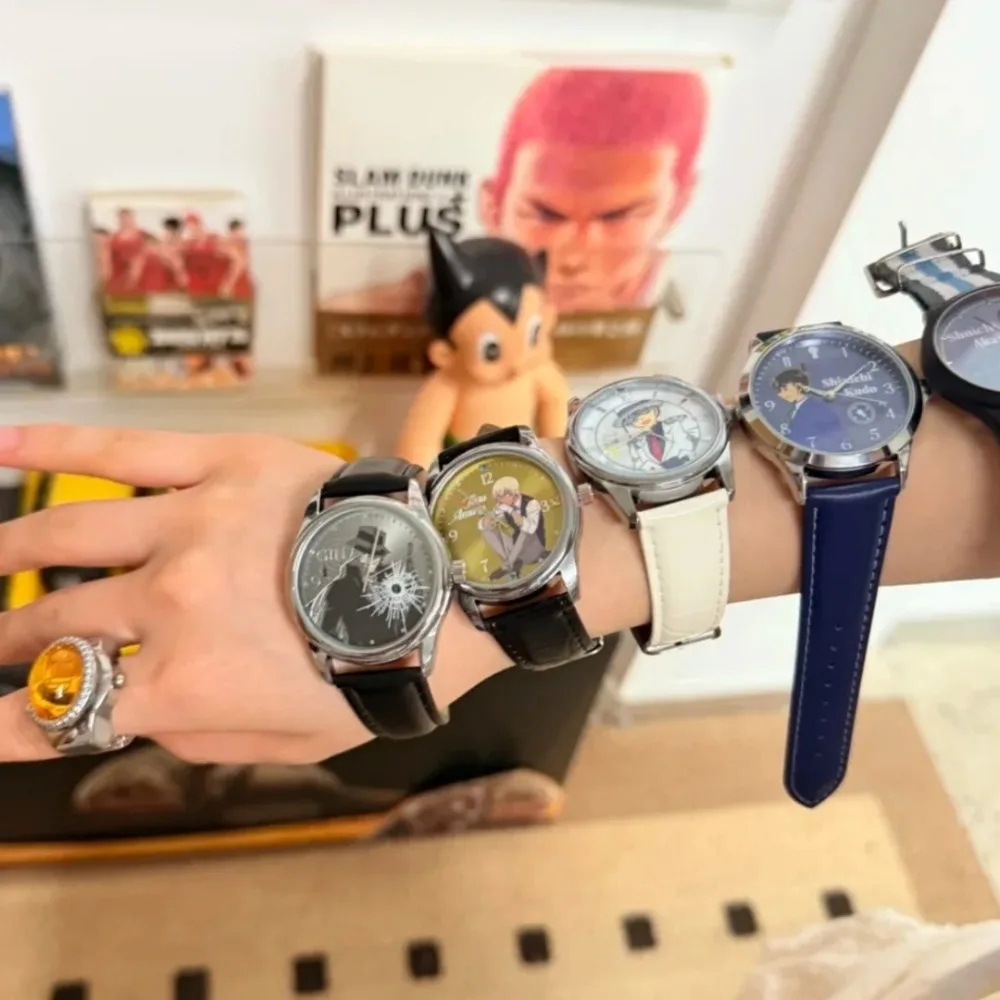 100% Genuine Maihe Detective Conan Blind Box Wrist Watch Anime Figure Student Watch Birthday Children'S Day Gift For Kid