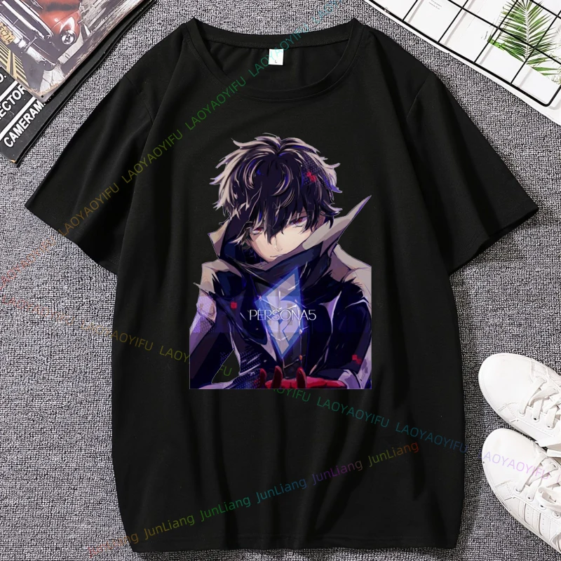 Persona 5 Me and Myself TShirt Unisex  Short Sleeve 100% Cotton Breathable Gamer Gift Shirt