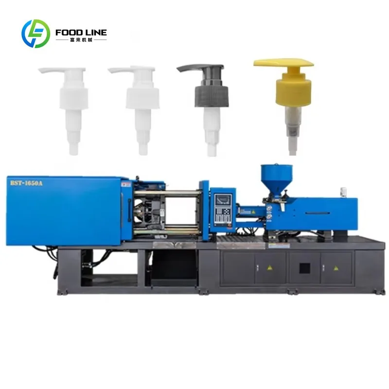 FOODLINE Customized Plastic 24mm 28mm Hand Soap Lotion Sanitizer Bottle Pump Cap Making Injection Molding Machine