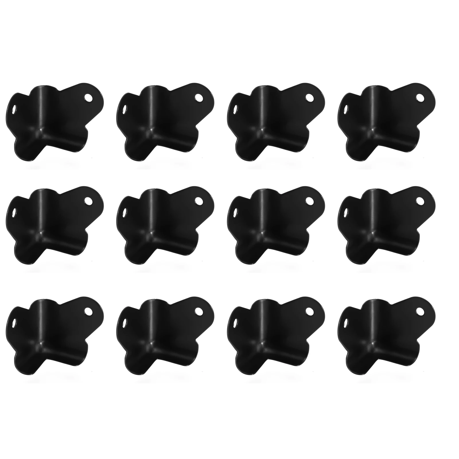 

24pcs Speaker Protector Durable Edges Guard Protector Iron Cover Cabinet Edges Guard Black Protective Replacement