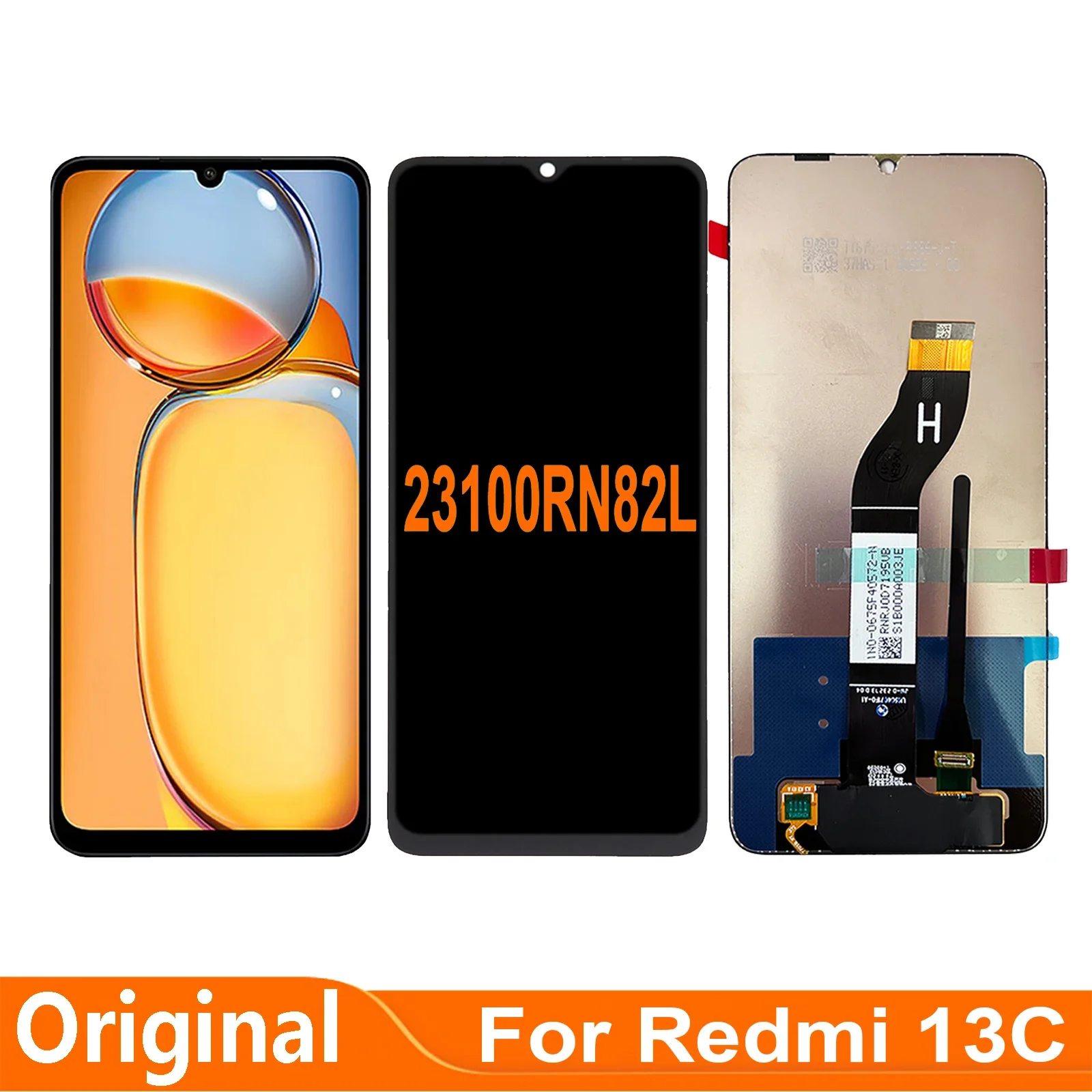 6.74\'\' For Xiaomi Redmi 13C 4G 5G 23100RN82L 23106RN0DA LCD Display Touch Screen Digitizer Assembly Parts