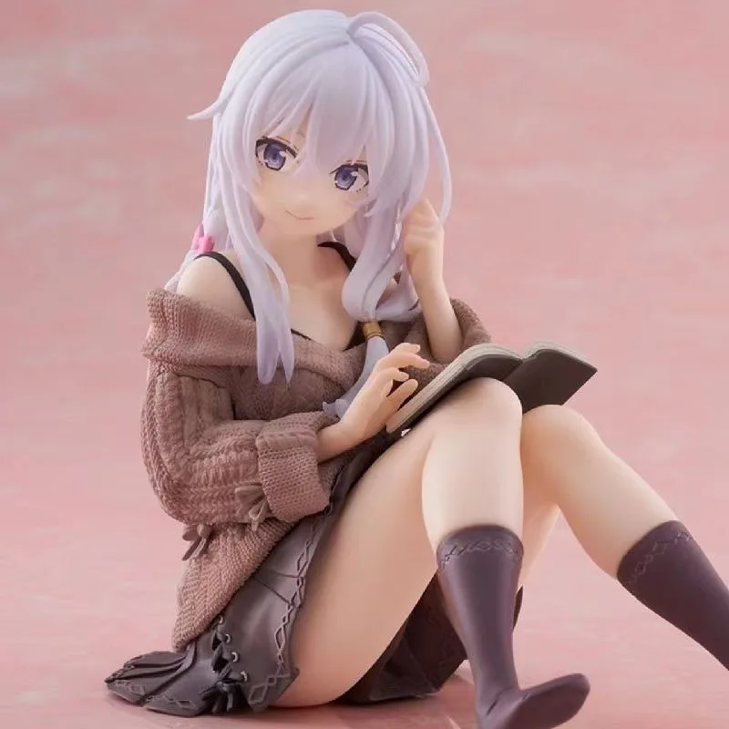 10cm The Journry Of Elaina Anime Figure Elaina Action Figures Desktop Cute Decorations Simple Style Kawaii Girl Japanese Dolls image 3