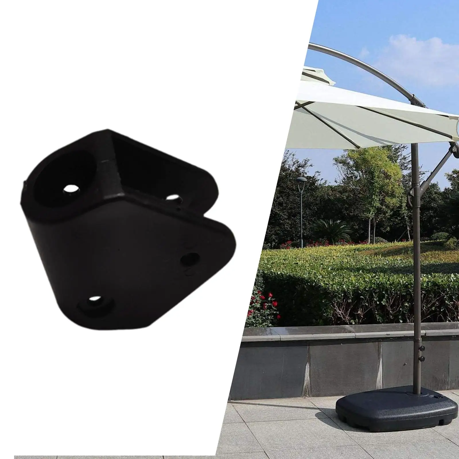 Patio Umbrella Pole Holder Outside Home Umbrella Tube Mount Replacement Attachment for Table Umbrella Pond Pool Courtyard Beach