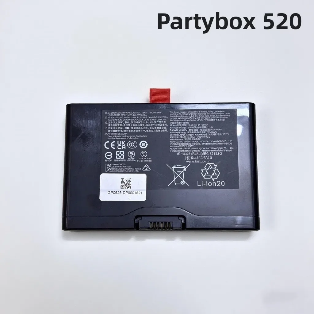 

100% оригинал, 4584 мАч, 21,6 В для JBL FG6CELL21700GP Partybox 520, аккумулятор для Bluetooth-динамика