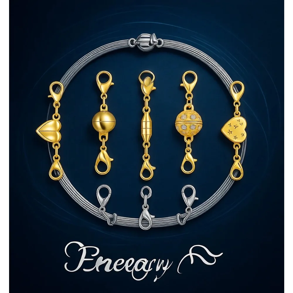 

Магнитные застежки для ожерелий и браслетов, удобные соединители, 10 штук в упаковке