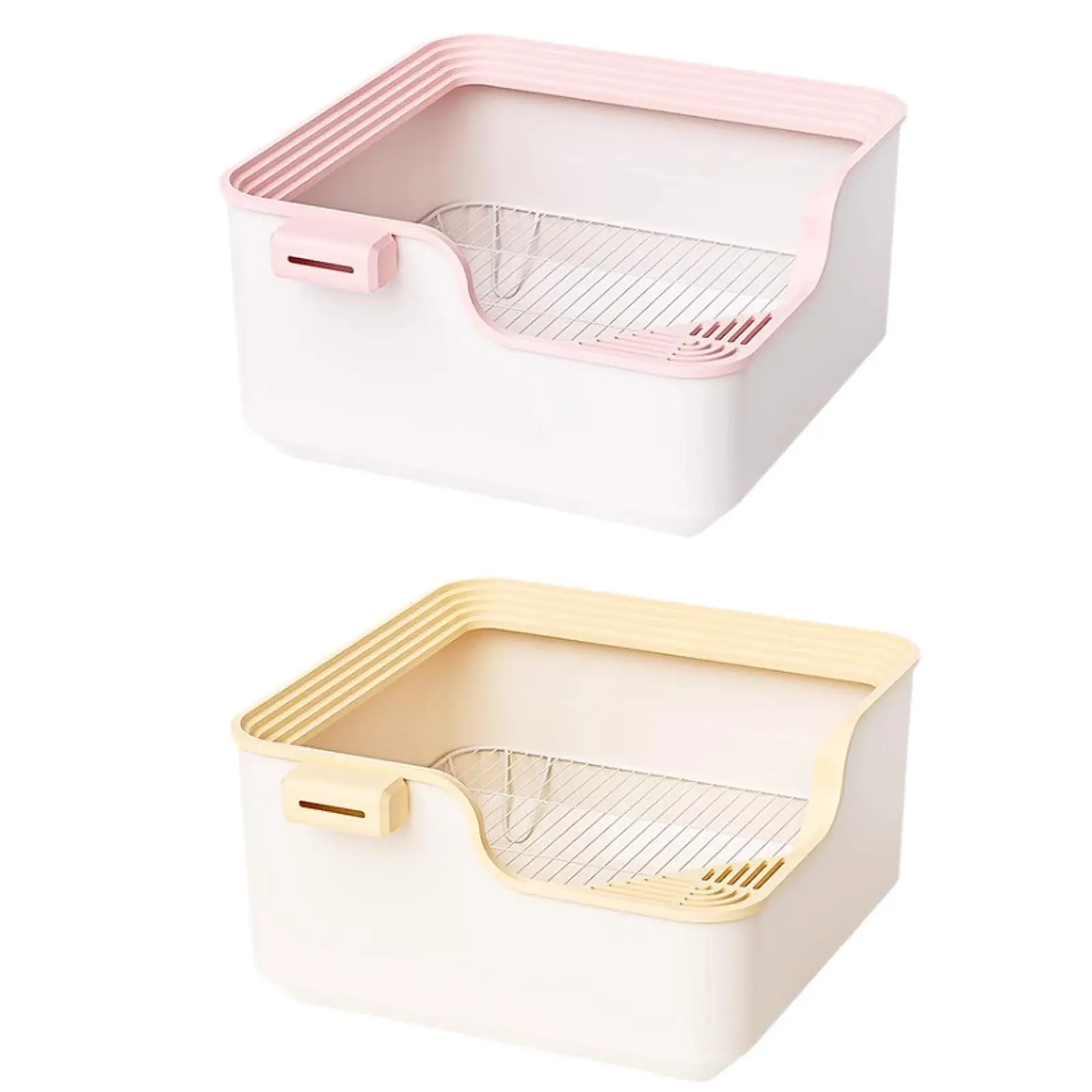 

Bunny Toilet Potty Trainer Heightened Large Size Bunny Litter Box Chinchilla Cage Toilet Guinea Pig Bedding Box Small Animal