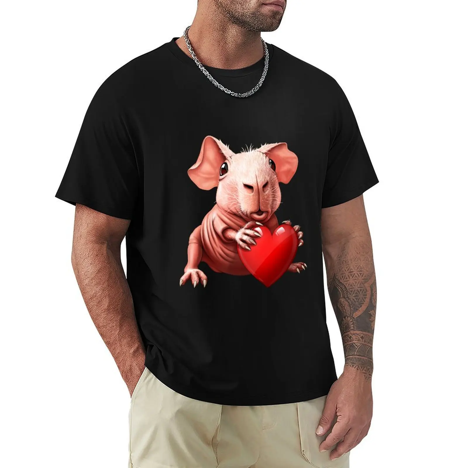 

Guinea Pig Skinny Pig Herzchen T-Shirt Aesthetic clothing plain anime tshirt tees designer t shirt men