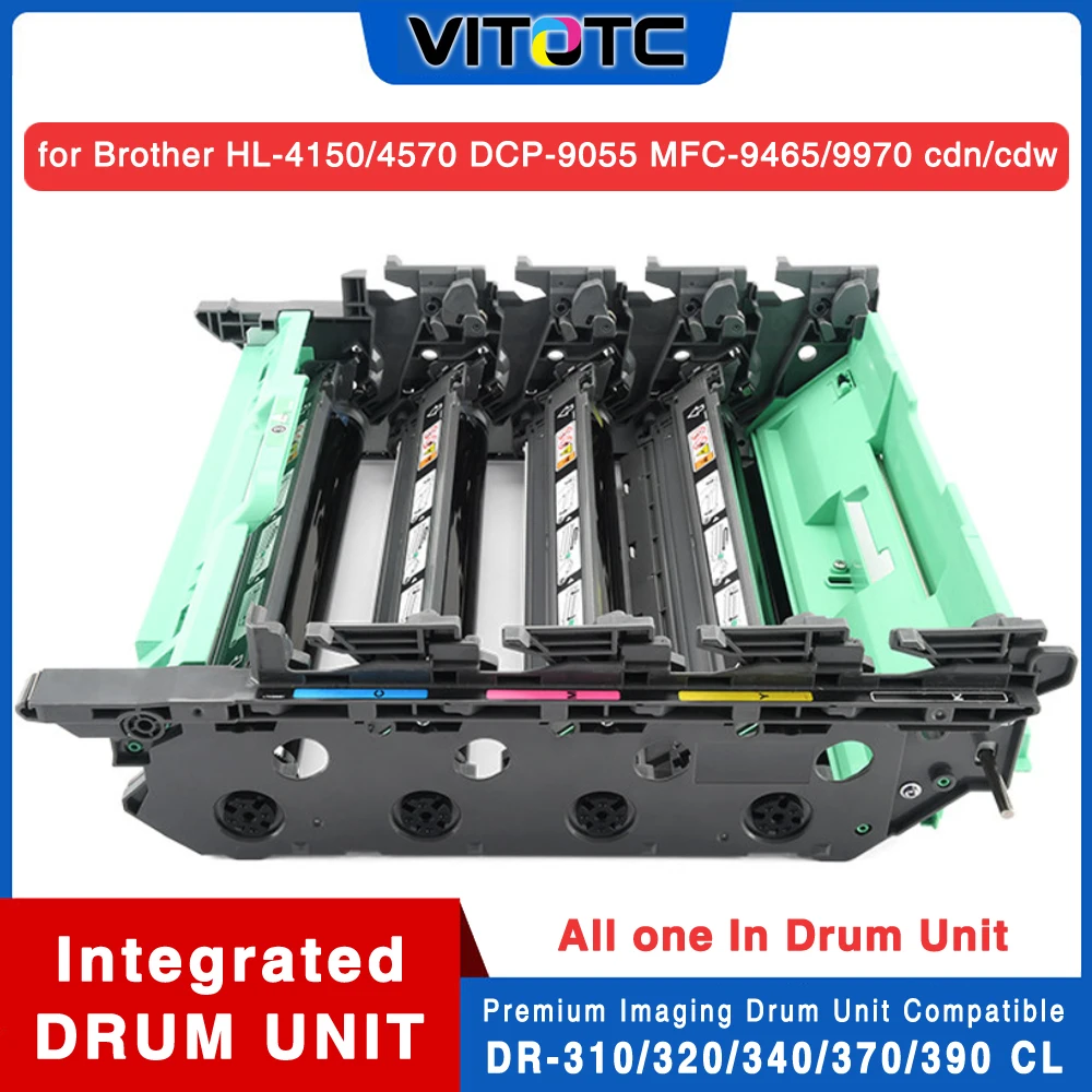 Unidad de Tambor Integrada DR-310CL 370CL Compatible con Brother HL-4150 4570cdw DCP-9055cdn MFC-9465cdn MFC-9970cdw