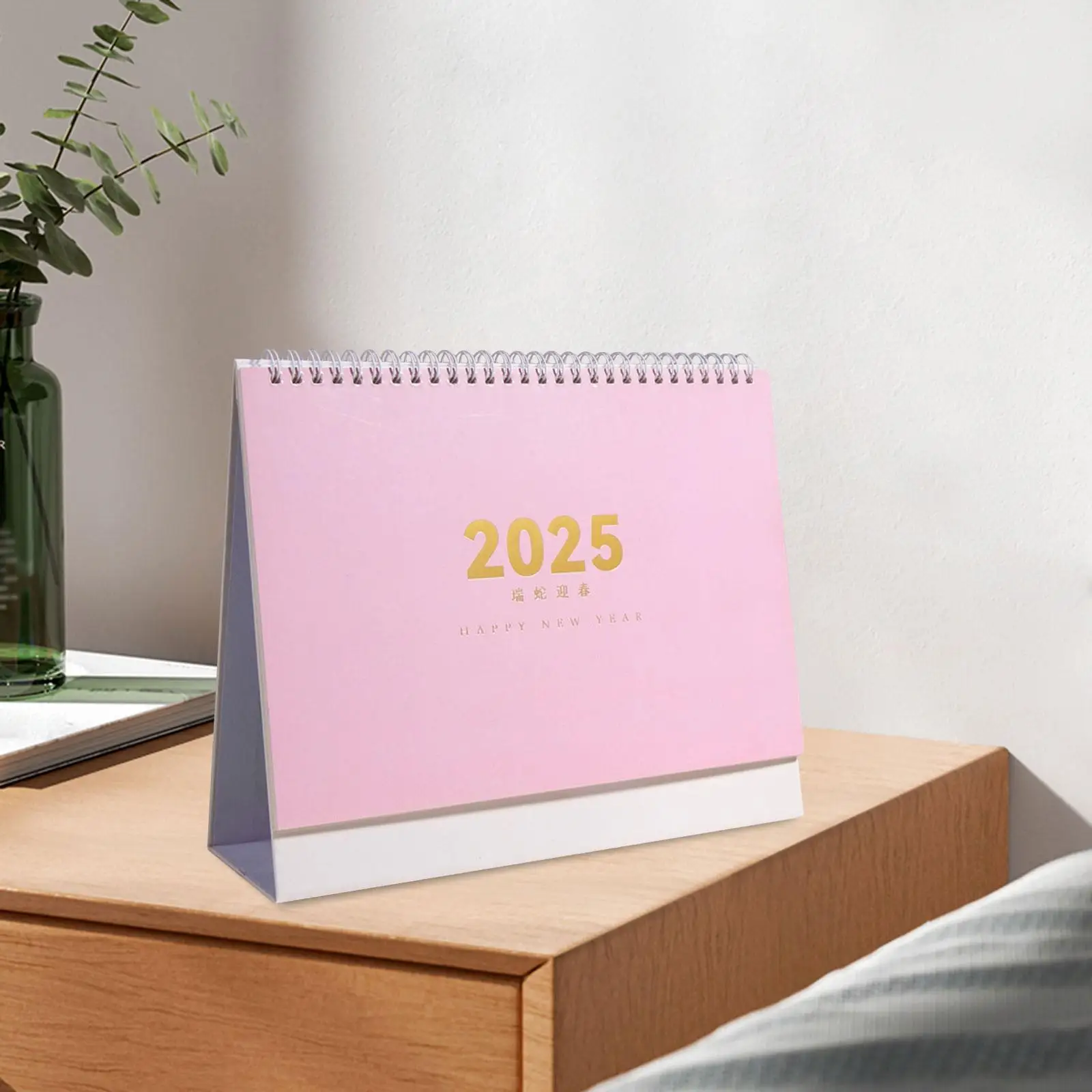 Calendário de mesa de 2025 anos 10x3,1x8,4 polegadas para presente de professores versátil