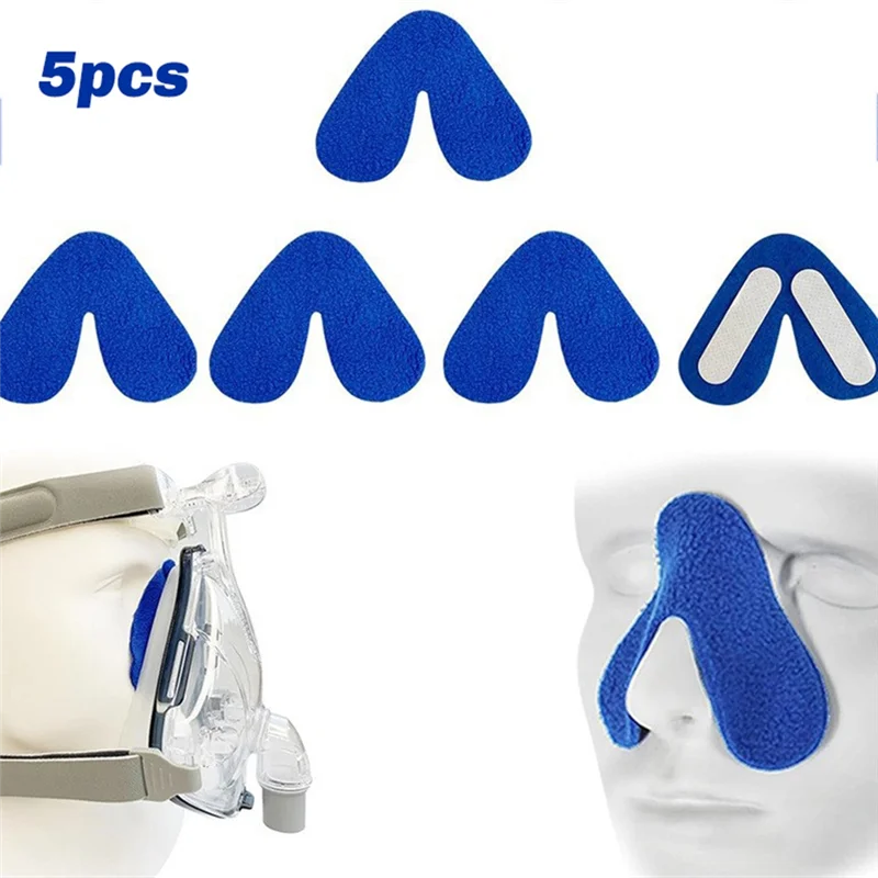 وسائد أنف A74E-5 لاستخدام قناع CPAP، وسادات أنف آمنة للبشرة لتخفيف آلام جسر الأنف في علاجات توقف التنفس أثناء النوم