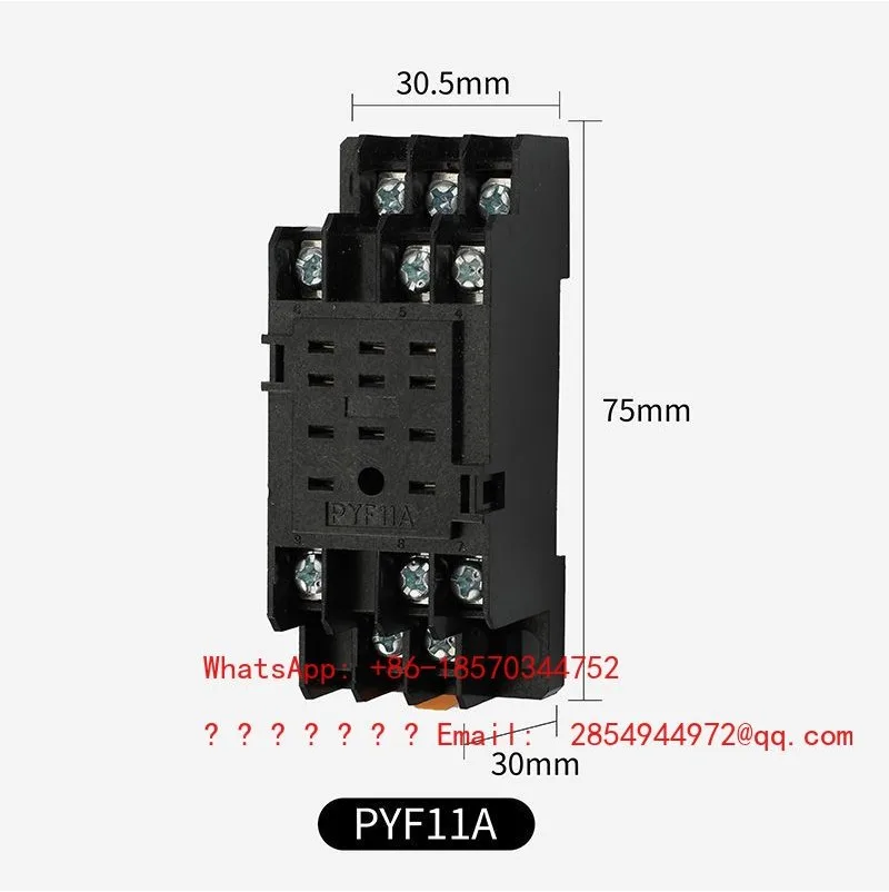 5 Pcs Relay Base PYF08A/PYF14A Base 8 Pins/14 Pins Relay Socket