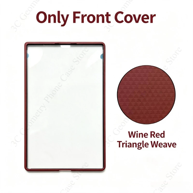 600D Carbon Aramid Grain Pattern Kevlar PC Front Bezel Guard for Samsung Galaxy Z Fold 8Ultra 8 Rim Tough Shell Protection Cover