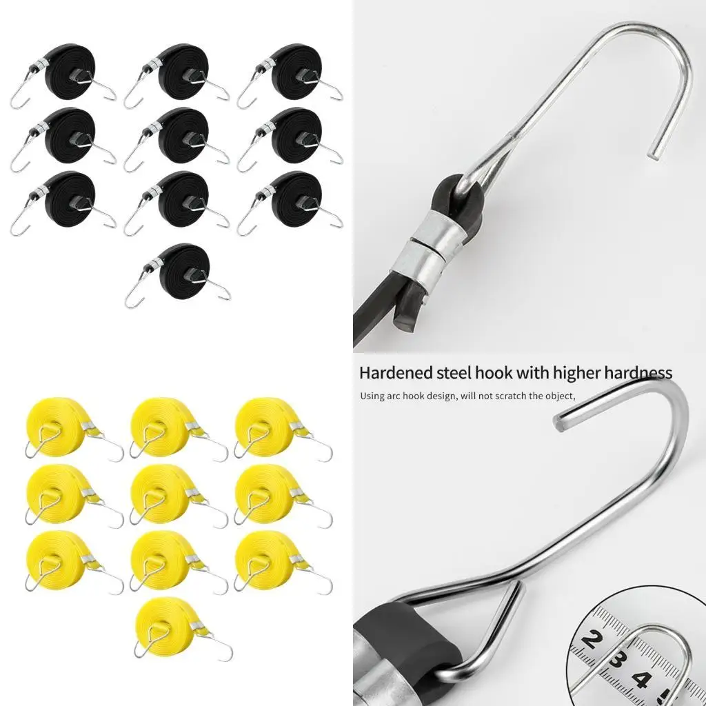 10LOTS SOLASTICS LOGGAGE STRAP WIDE HOOK HOOK HIGHT TYPE TYPE TYPE CORD للدراجات النارية رف دراجة 157D