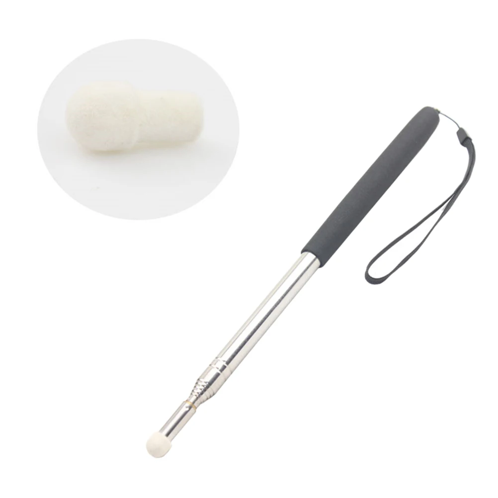 

2 Pcs Pointer Pen Teaching Stainless Steel Teachers Presenter Classroom Hand Extendable Telescopic Retractable