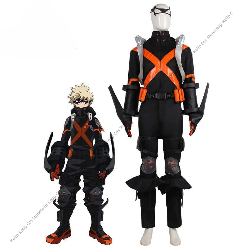 World es Mission Katsuki Bakugou Cosplay Costume  Bakugou Halloween  Suit Custom size