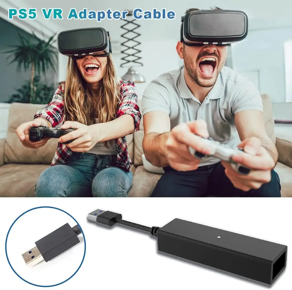محول كاميرا PS VR Mini للعب PS VR على محول كابل محول PS5، PS4 PSVR إلى PS5