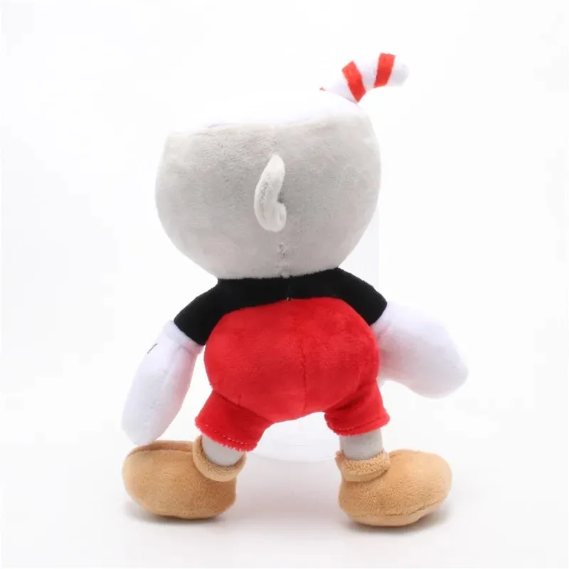 

25cm Cuphead Plush Doll Toys Mugman Game Doll Toys Adventure Soft Stuffed Plush For Kids Birthday Gift