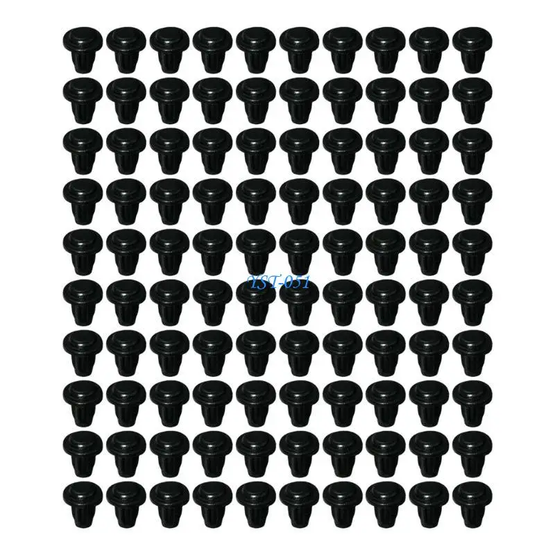

E15A 100Pcs Anticollision Embedded Cabinet Door Bumper Hole Plugs Fasteners