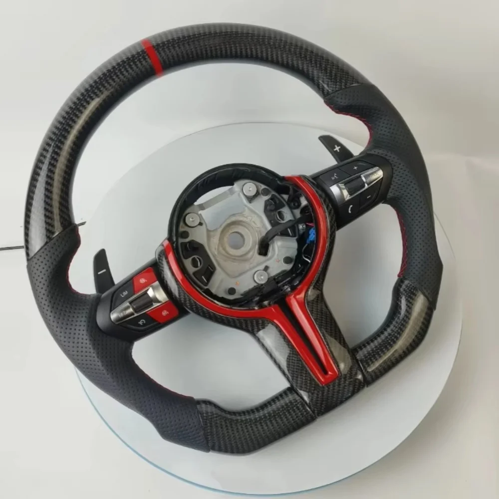 

Steering Wheel Carbon Fiber F11 F30 F31 F34 F32 F33 F36 F20 F21 F22 F23 M3 M6 Assembly Car Steering Wheel For BMW F10