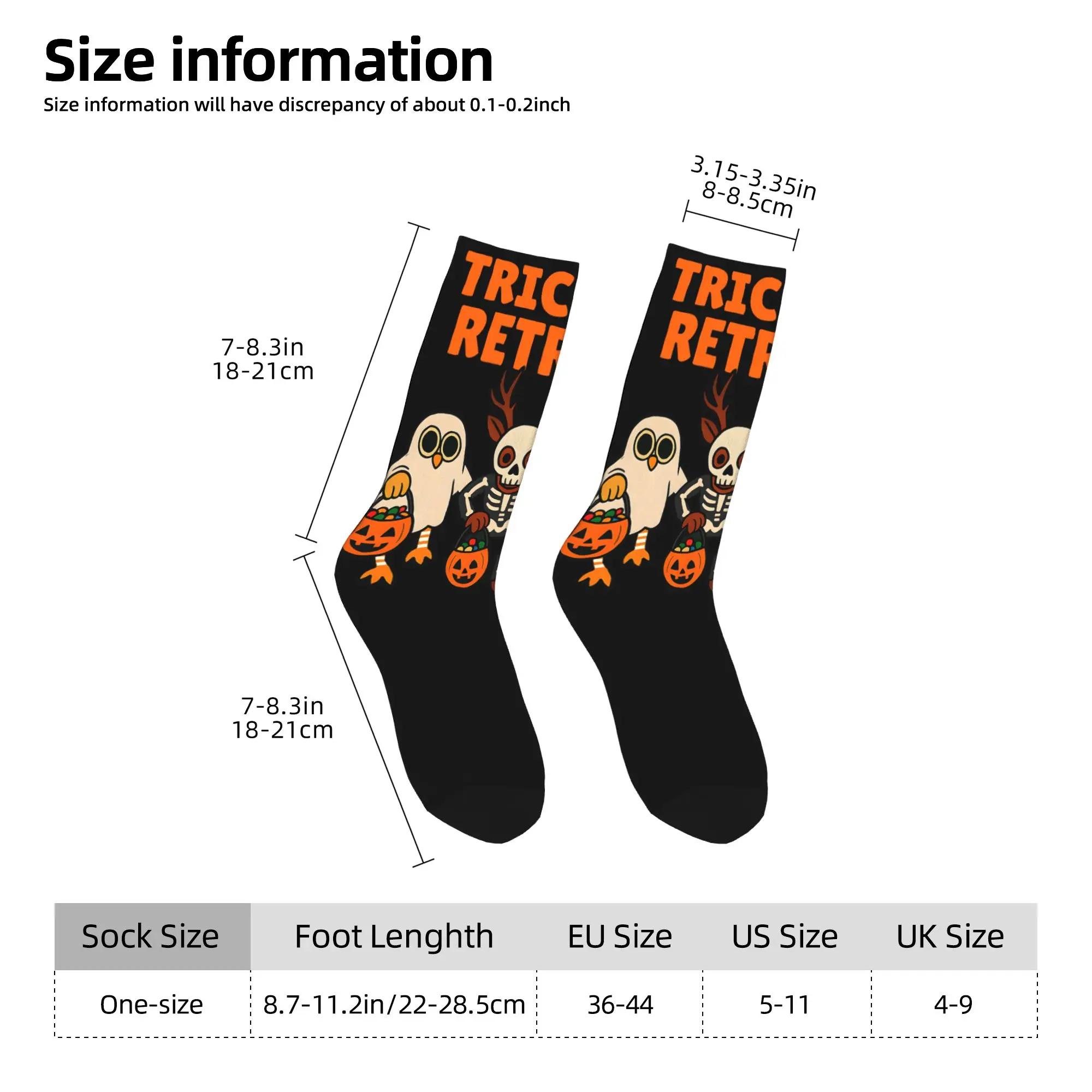 99 ليالي الهالوين في الغابة البومة الغزلان الجوارب جوارب غير رسمية للجنسين الرجال جوارب عالية الجودة الخريف المضادة للبكتيريا الجوارب