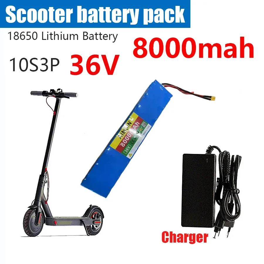 

New 10S3P 36V 8.0Ah For Xiaomi M365 Pro Special Battery Pack 36V Battery 8000mAh Electric Scooter Bms