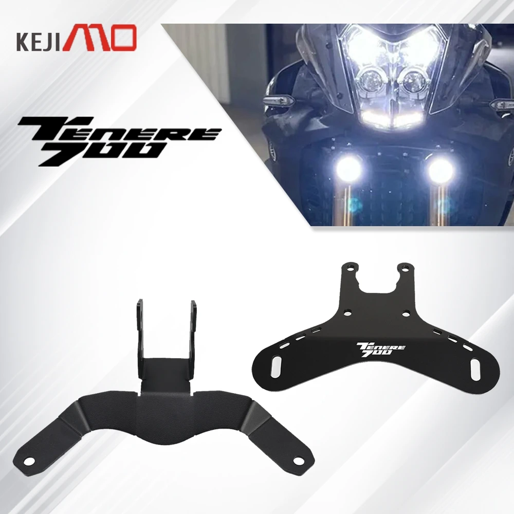 

For Yamaha Tenere 700 2019-2024 2025 Auxiliary Light Fog Lamp Spotlight Bracket Tenere 700 World Raid XTZ700 T700 Accessories