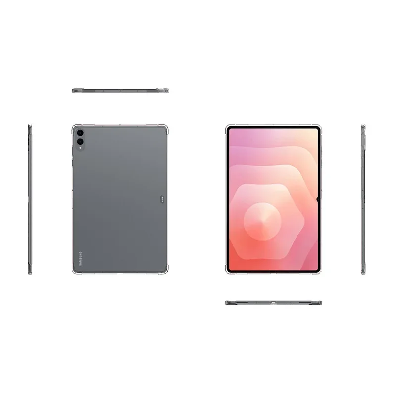 حافظة لهاتف سامسونج جالاكسي تاب S11 الترا 14.6 SM-X930 SM-X936B 2025 من البولي يوريثان الحراري أكياس هوائية شفافة حافظة كابا Fundas