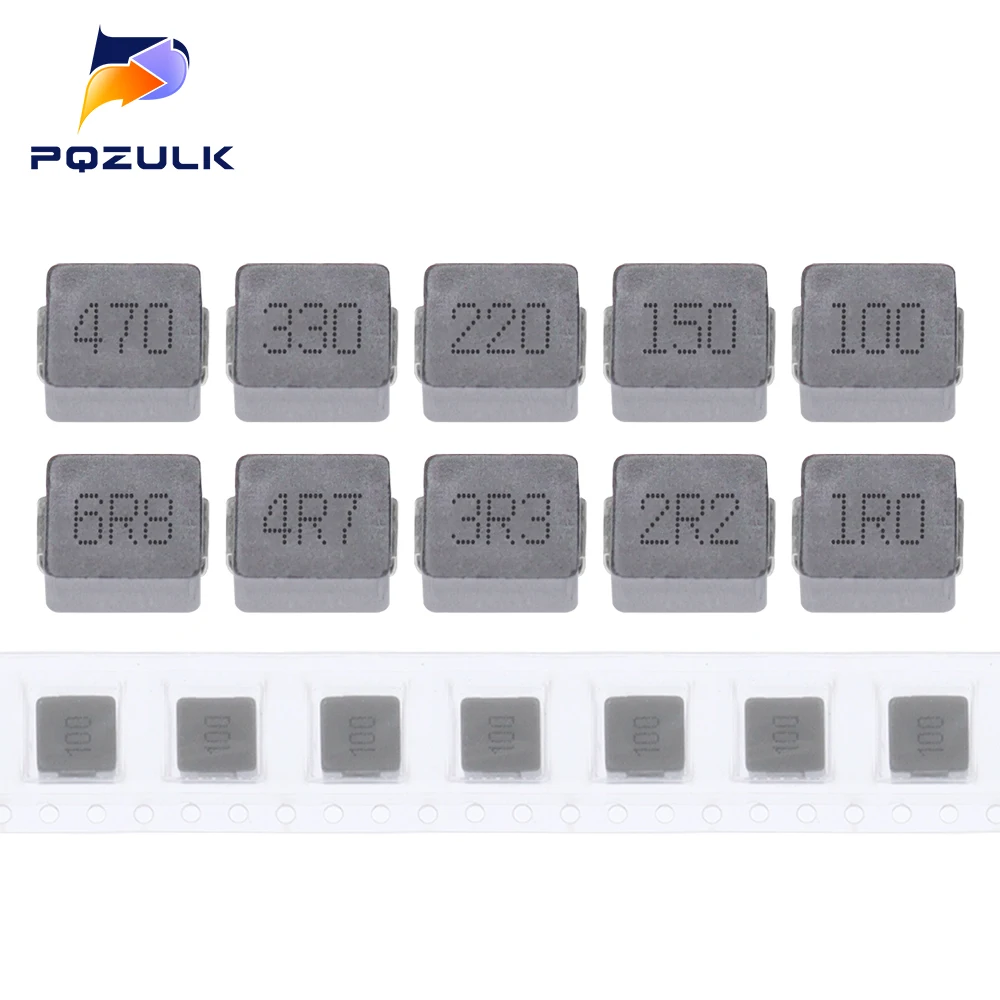 10PCS 0630 SMD Power Inductors 1uh 2.2uh 3.3uh 4.7uh 6.8uh 10uh 15uh 22uh 33uh 47uh Chip Inductor 6*6*3