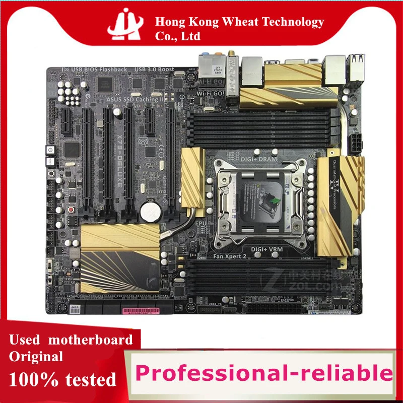 For Intel X79 X79-DELUXE motherboard Used original LGA 2011 LGA2011 DDR3 64GB USB2.0 USB3.0 SATA3 Desktop Mainboard