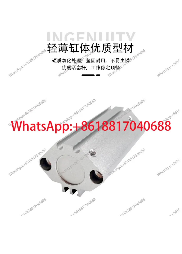 Thin cylinder CQ2B20CDQ2A/CDQ2B20-5D/10D/15D/20D/25D/30DMZ/50DZ (without magnetic)