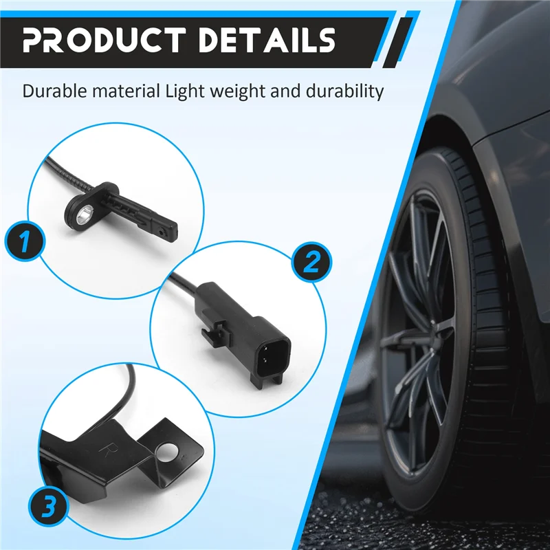

AASS-New Front Left And Right ABS Wheel Speed Sensor For Ford Ranger T64 2.2TD / T65 3.2TD DB39-2C205-BD DB39-2C204-BD