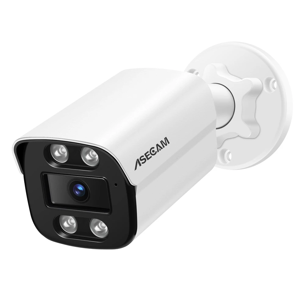 New 4K 8MP IP Camera Audio Outdoor POE H.265 Onvif Metal Bullet Home Color Night Vision Surveillance Camera