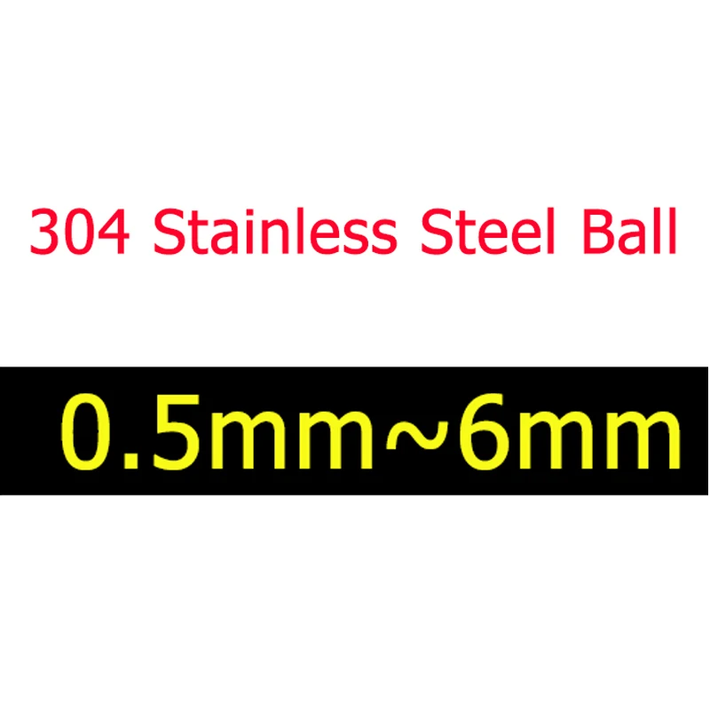 

0.5mm~6mm 201/304 Stainless Steel Solid Ball Precision Bearing Steel Small Pellet Round Smooth Roller Ball