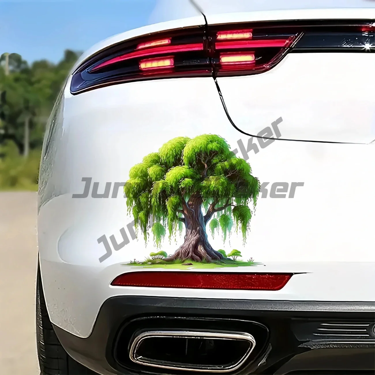 

A Big Tree Car Stickers Funny Waterproof Decal Exterior Decorative Accessories, Used for Car, Motorcycle, Laptop, Van