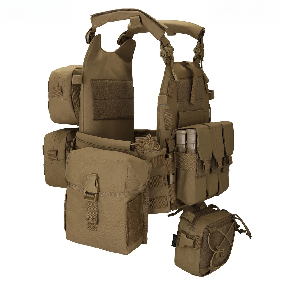 سترة تكتيكية من النايلون 500D سترة برمائية معدات حقيقية CS8605 سترة متعددة الوظائف سريعة الإصدار #4