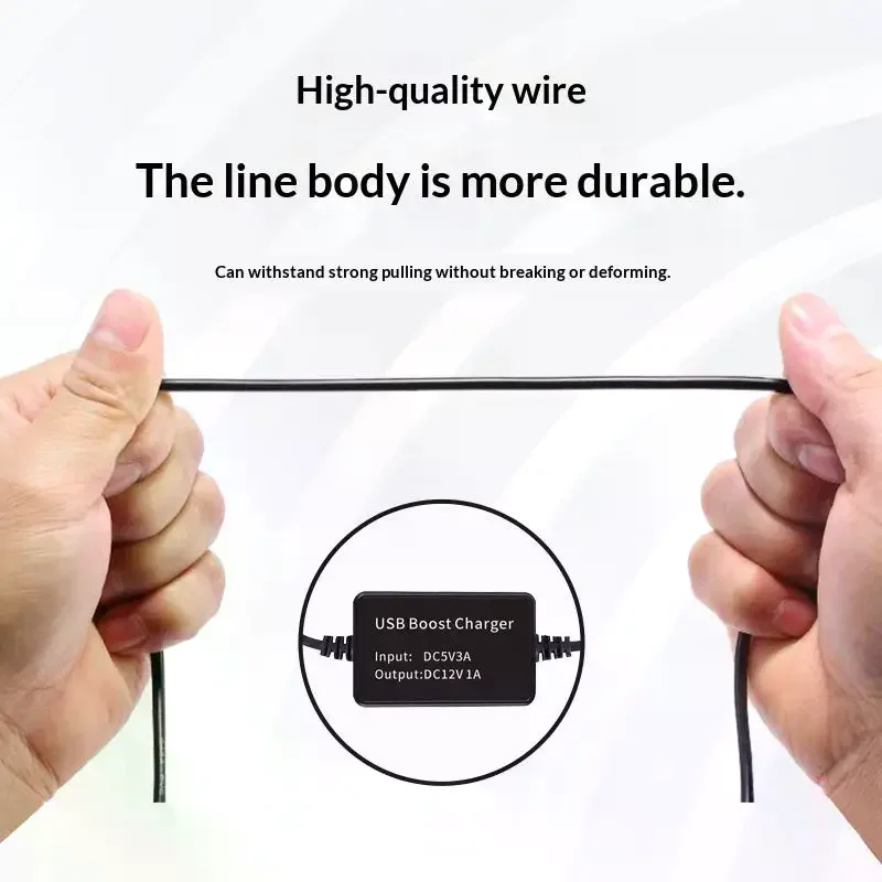 USB To RJ11 Plug Cable USB To RJ11/DC55X21 Radar Detector Power Cable USB Plug Connect To Car Charger For Most Radar