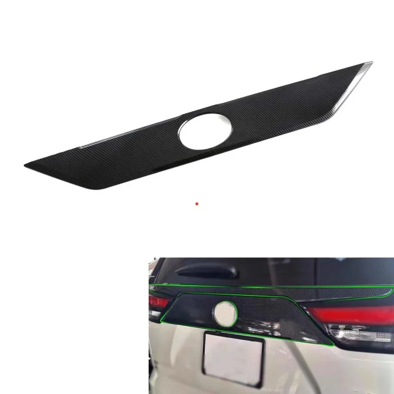 Rear Trunk Lid Cover Trim For Toyota Innova  2023 2024 Carbon Car Tailgate Molding Strip Accessories