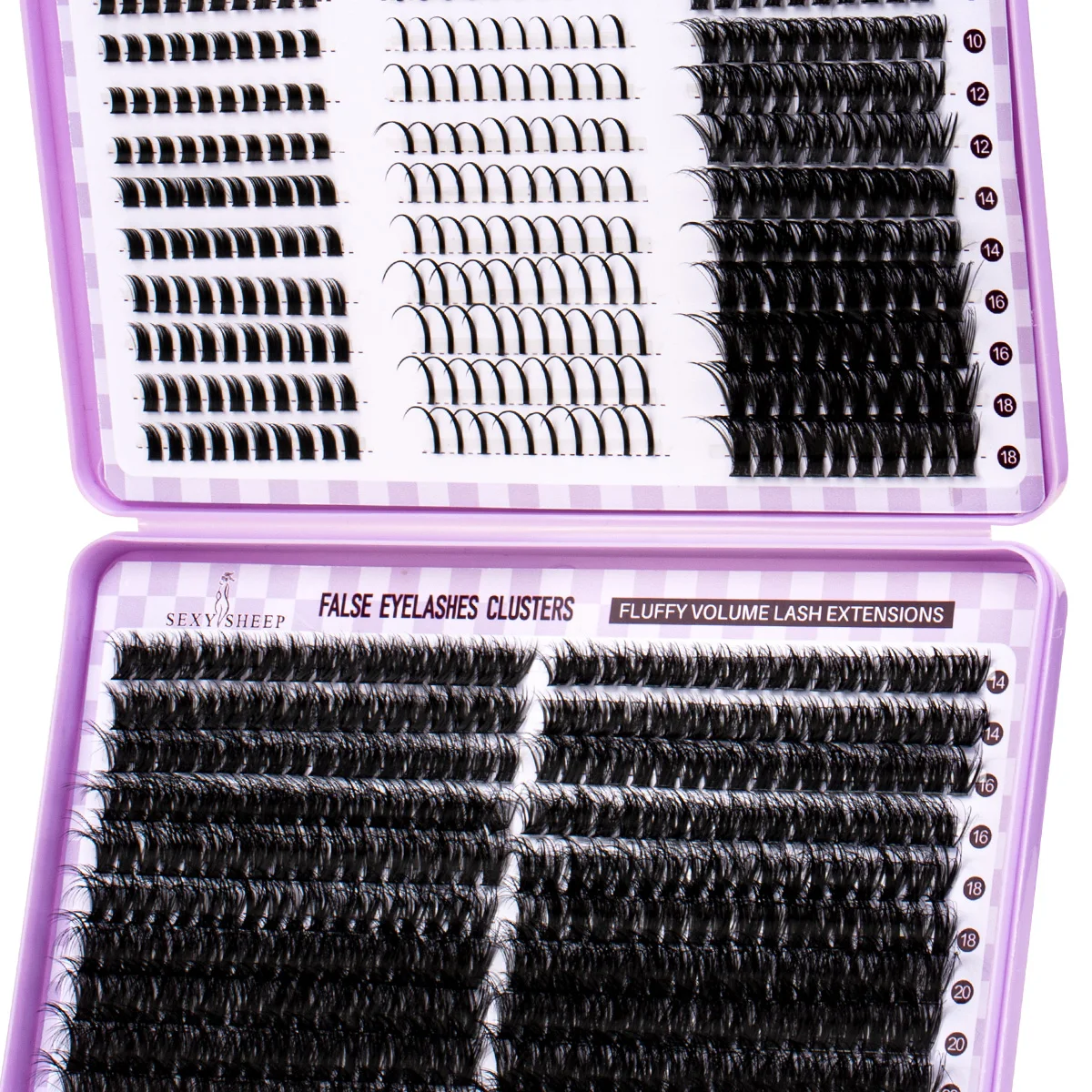 Lashes Clusters Thick Volume Individual Lashes Clusters Wispy Lashes Extensions DIY Eyelashes Reuseable Beginner-friendly