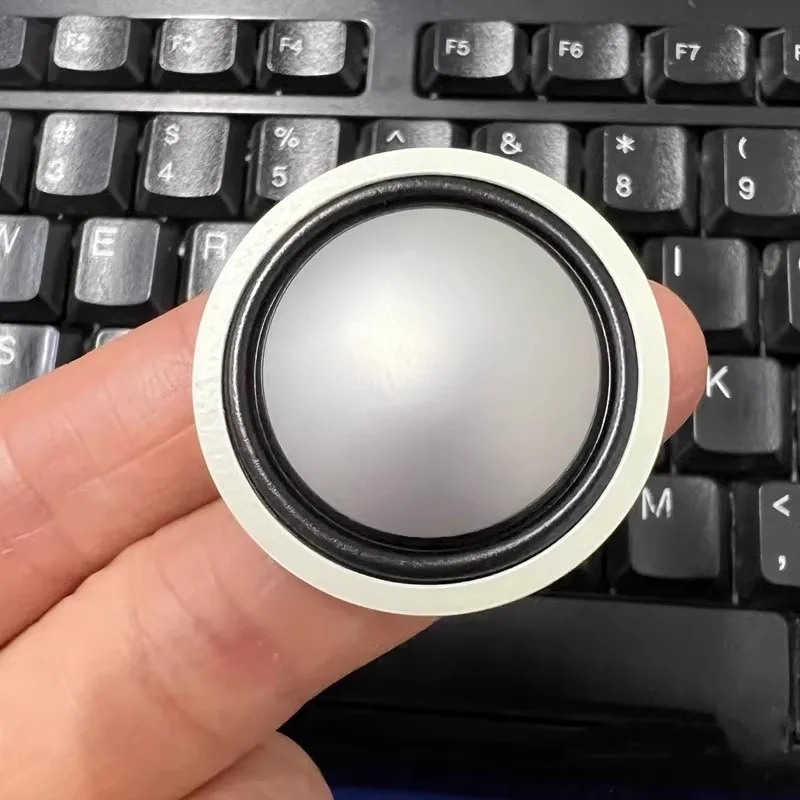 1PC GHXAMP 25.5 core Aluminum Diaphragm Speaker Accessories 25.4mm imported milky white Tweeter aluminum film (Not have Coil)