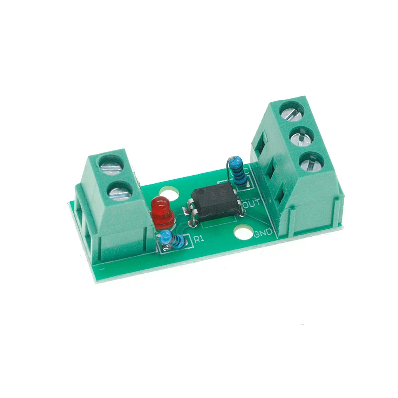 PC817 EL817 12V 1CH 1 Channel Way Optocoupler Isolatie Module Board Houder Rail Plc Processors Geïsoleerde Drive Motor Omvormer