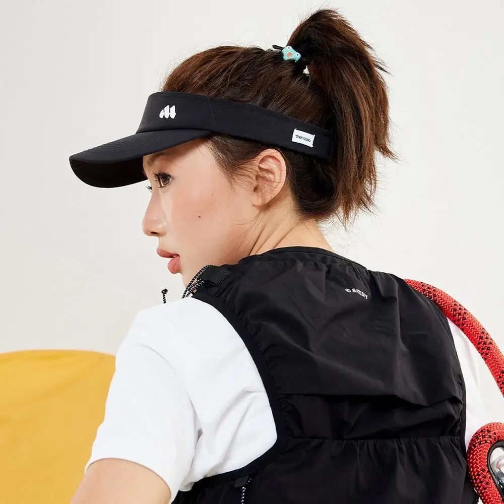 Fashion Breathable Golf Sun Hat UV Protection Adjustable Tennis Hat Casual Simple Empty Top Hat Running Sports view 2