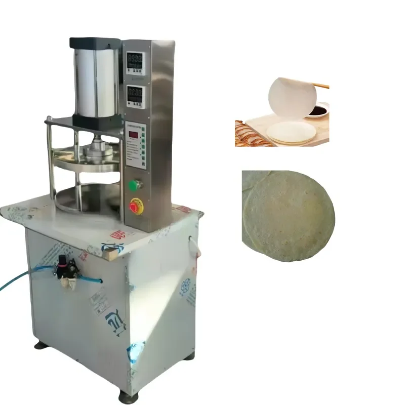 Pneumatic Chapati Dough Processing Machinery Pizza Tortilla Press Machine with Food Production Equipment for Bakery Business